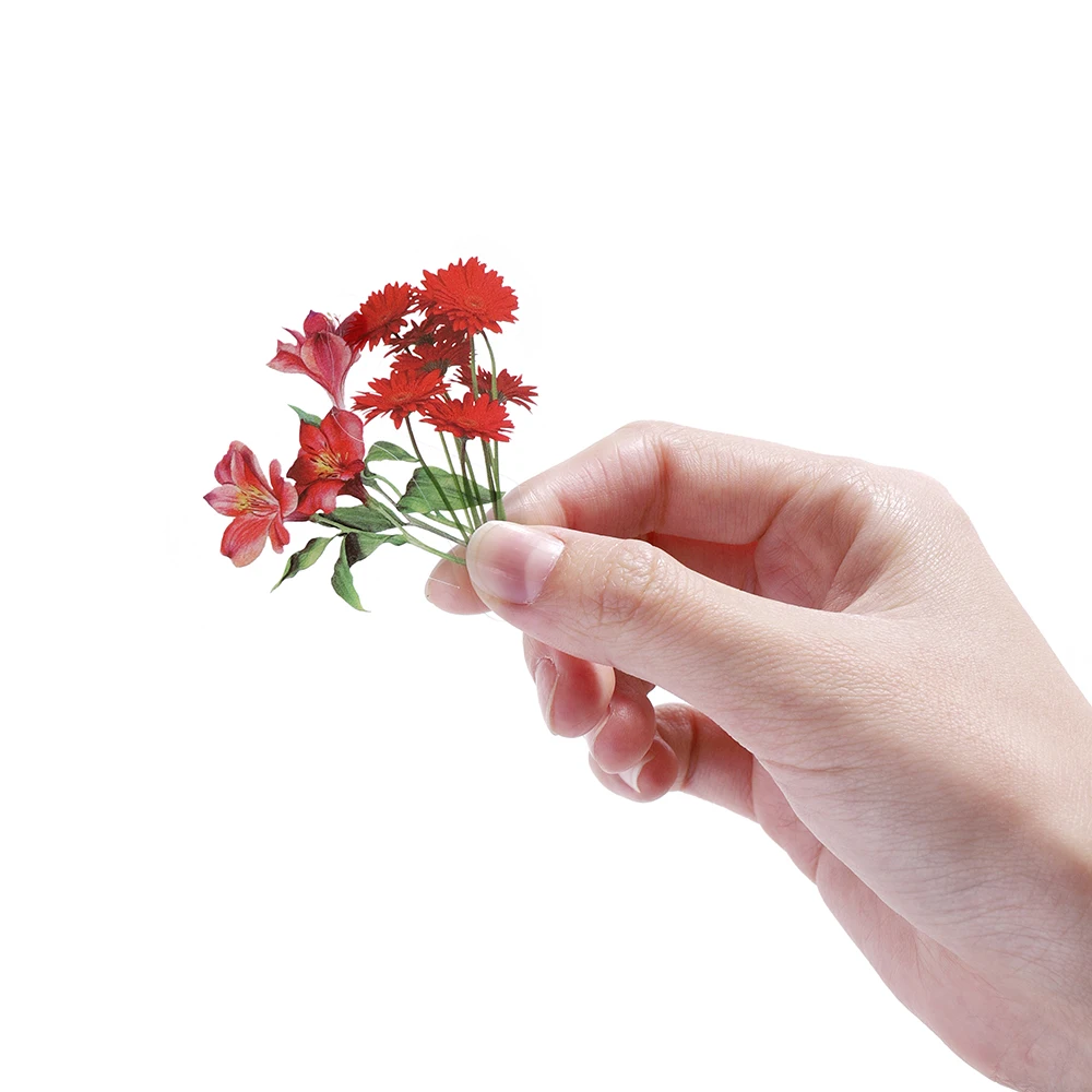 Plant and Nature Flower Stickers 40pcs/pk 2