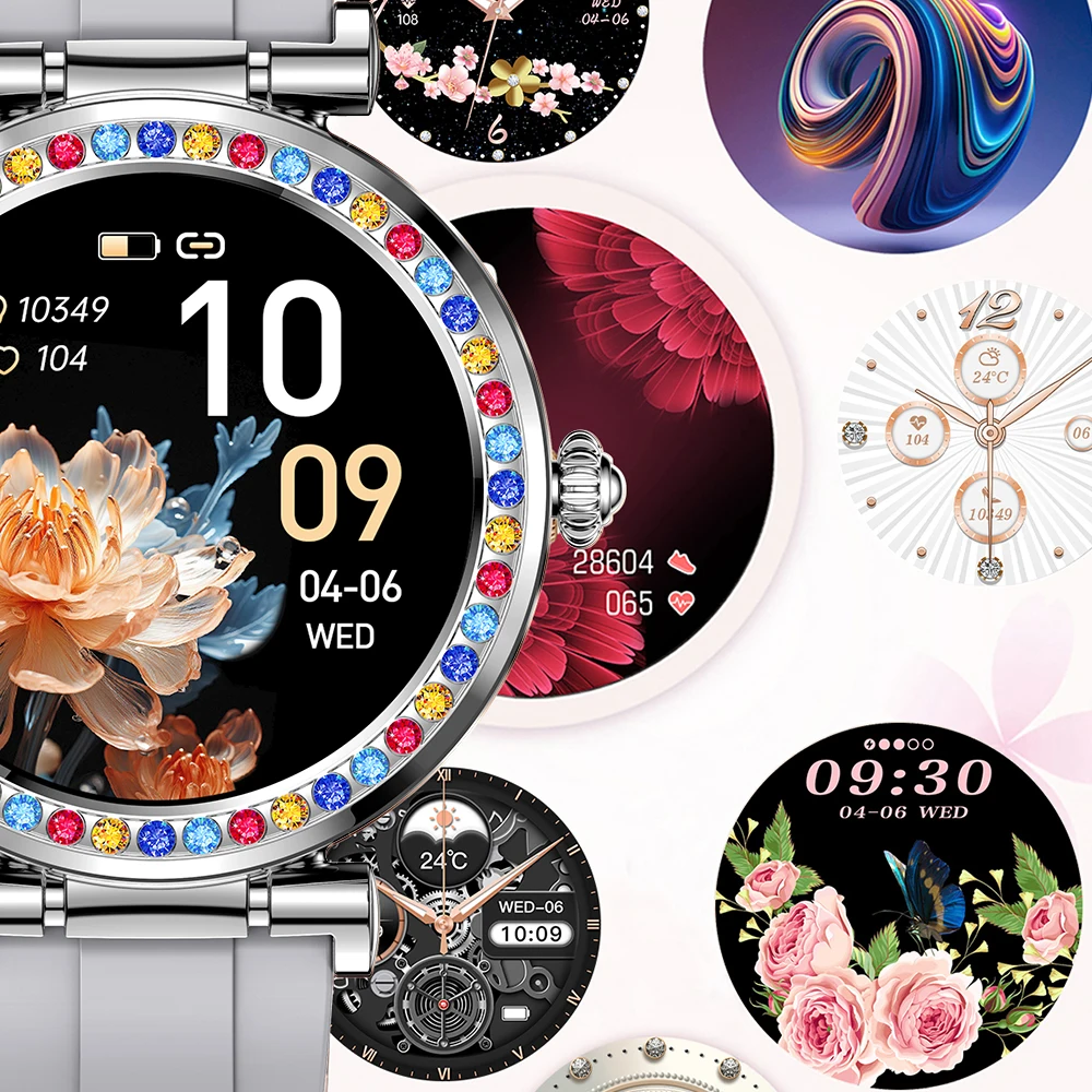   ȭ Ʈ ġ, 1.27 ġ TFT 360*360 HD ũ, ̾Ƹ  Ʈ ġ, ȵ̵ IOS, ο м