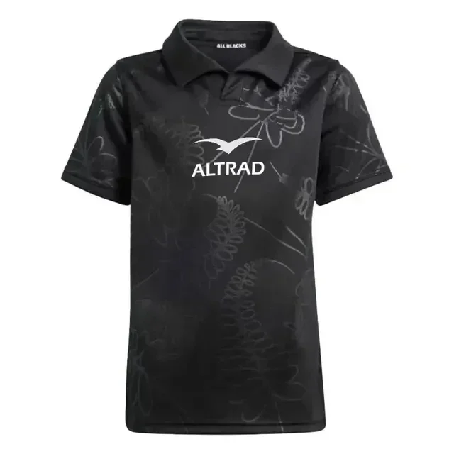 thumbnail image 1 of Camiseta de rugby All Blacks de Nueva Zelanda 20024 para niños, talla de hombre: S-5XL (nombre y número personalizados impresos), 1 of 5