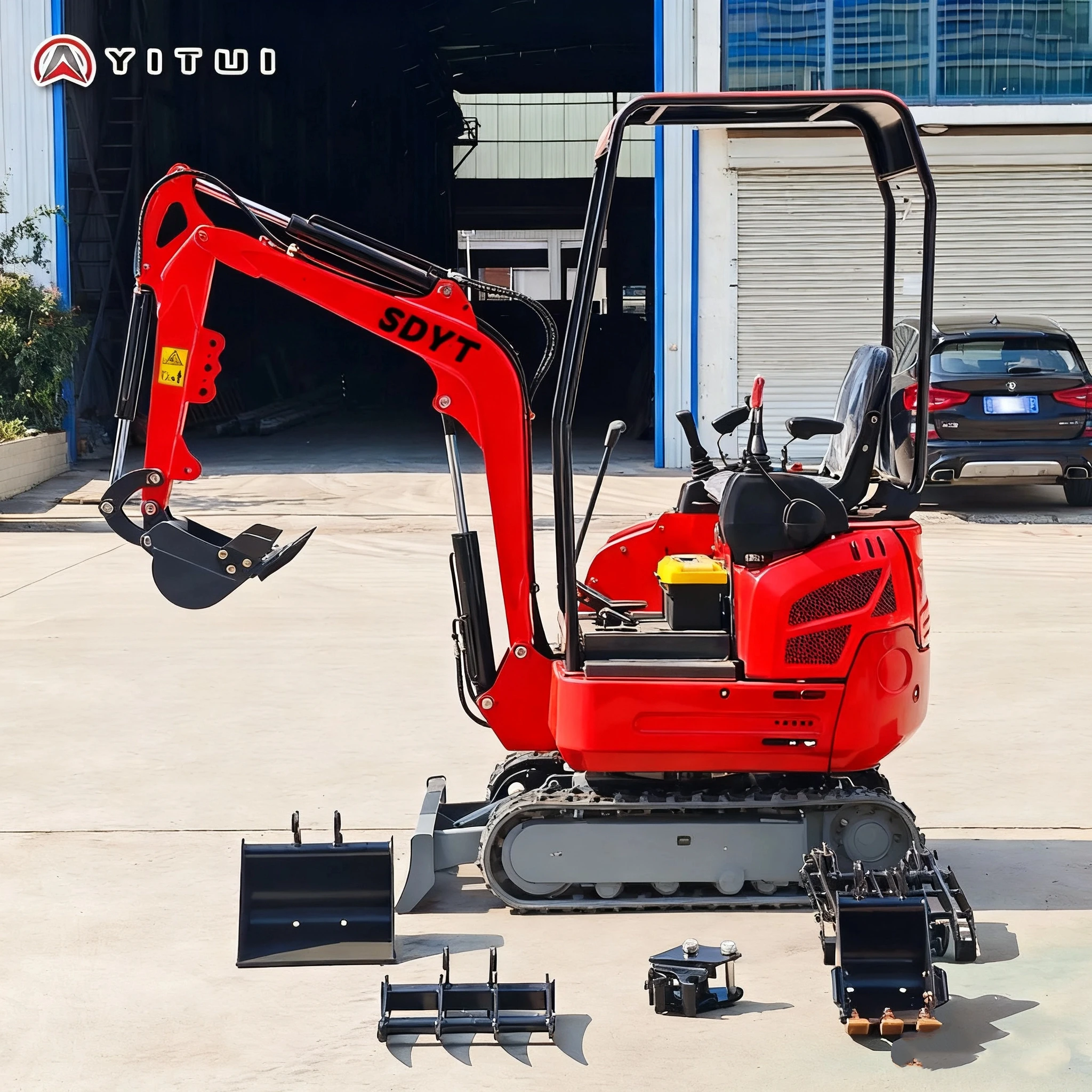 YITUI 2.0 Ton Mini Excavator, Powerful Engine, Customized High Quality Model, Euro 5 EPA, Multiple Attachments, Multipurpose Use - Image 2