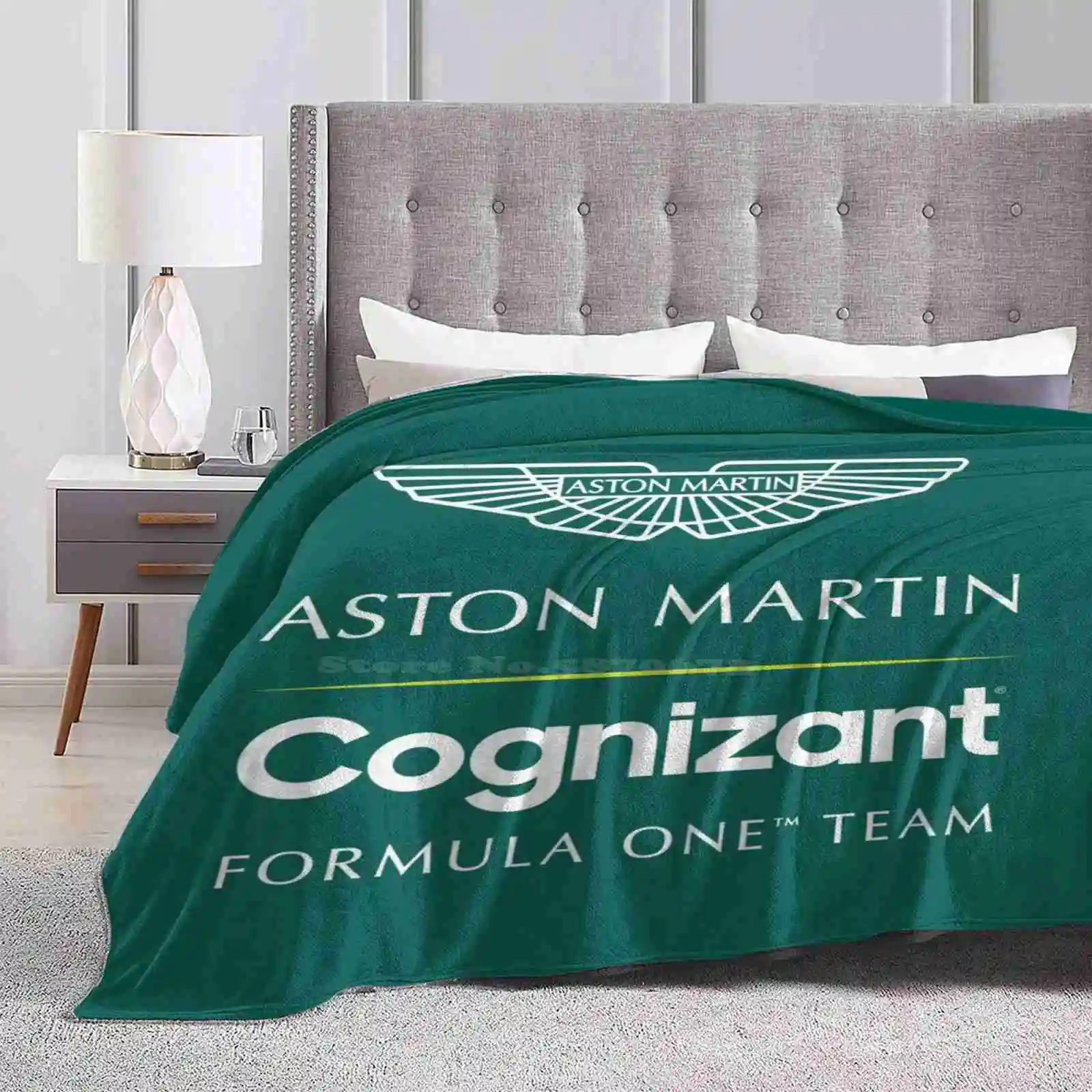 

Командное одеяло Aston познавательное, мягкое теплое дорожное портативное одеяло команды Aston 2021 2020 2019 Cup Подиум Vettel, британская прогулка