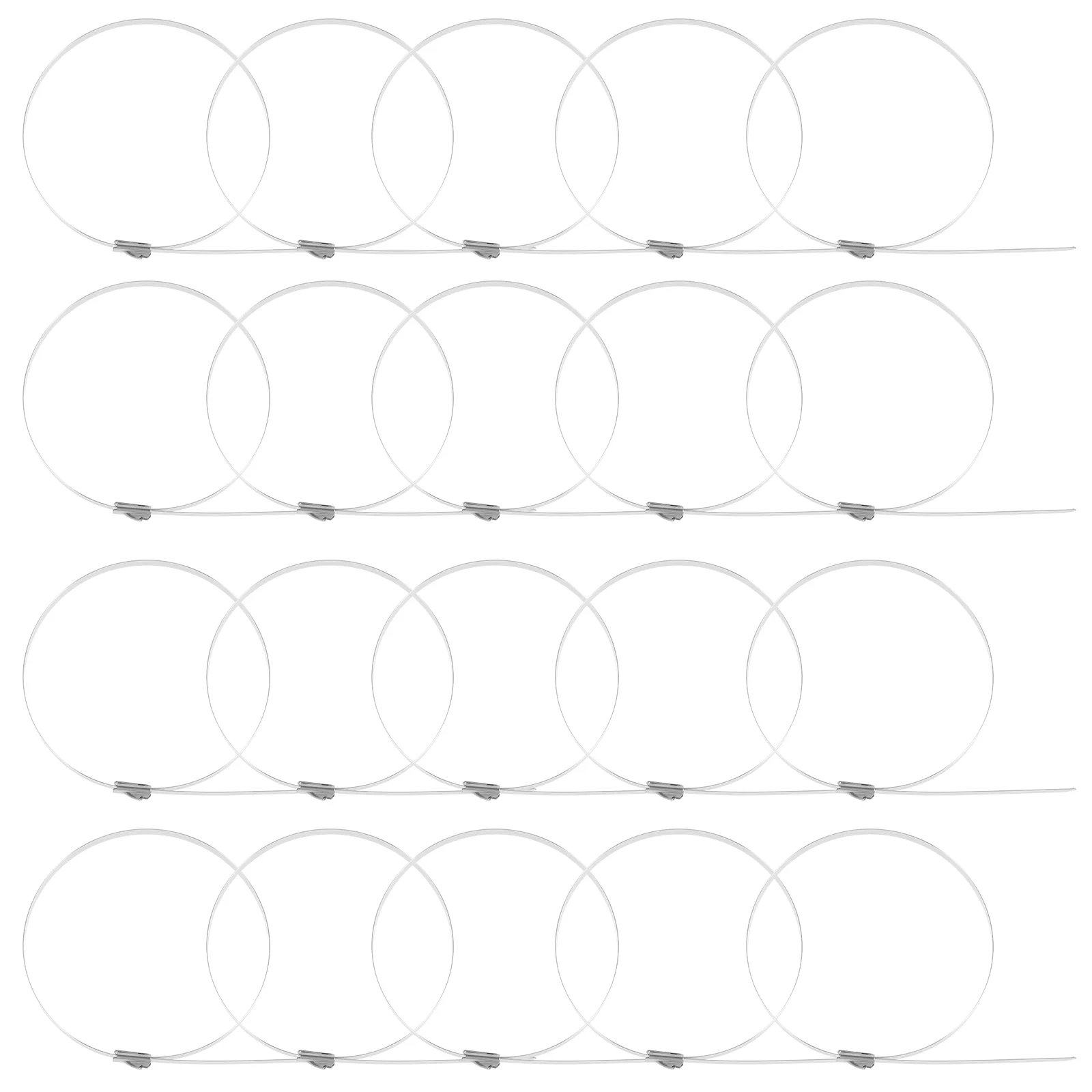 

100pcs Metal Fence Extender for Dogs Chain Link Fence Chain Link Fence Slats