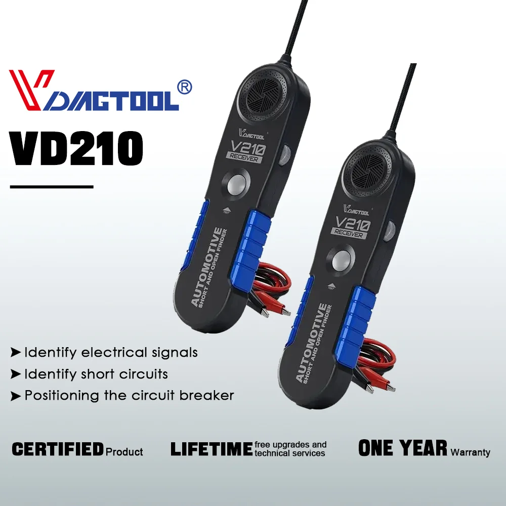 VDIAGTOOL V210 Automotive Circuit Tester  6-42V Short Open Finder Checker Car Repair Cable Circuit Wire Tracker Tracers Analyzer