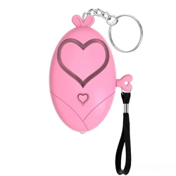 Women's Personal Emergency Alarm - Self - Defense Electronic Safety Device (Dark Pink)