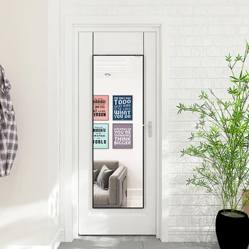 【Lifeideas】Full Length Mirror, Over The Door Mirror Full Length, Door Hanging, Rectangle,Wall Mirror,Full Body Mirror