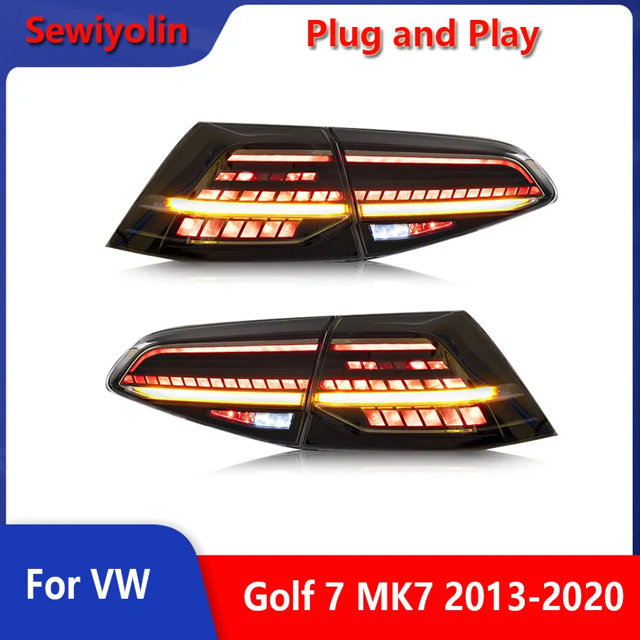 

Car Accessories Lamp LED Tail Lights For Golf 7 MK7 2013-2020 Sequential Indicator Plug And Play 12V Driving IP67