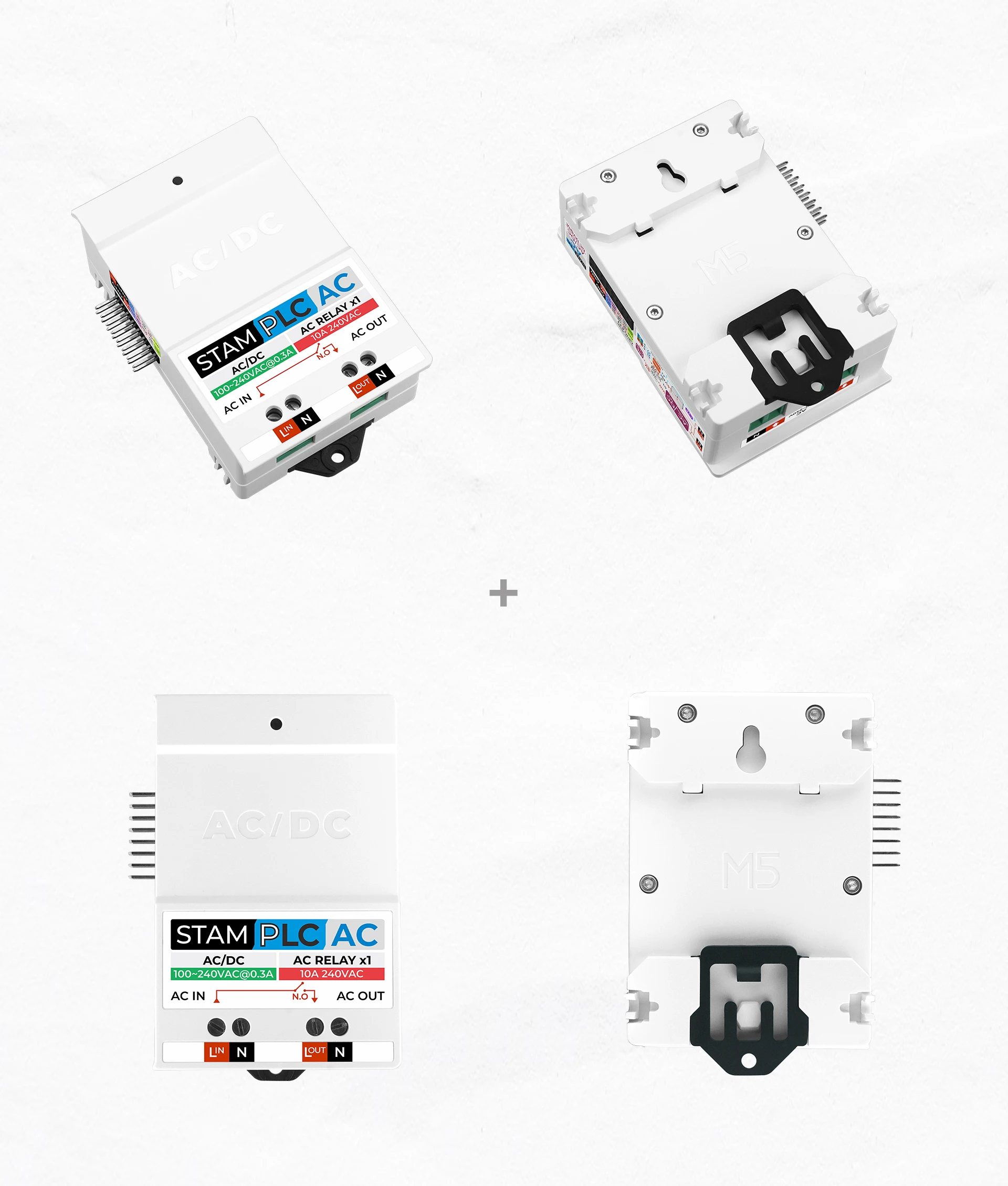 Official AC/DC Power Supply Module for StamPLC(12V/1A)