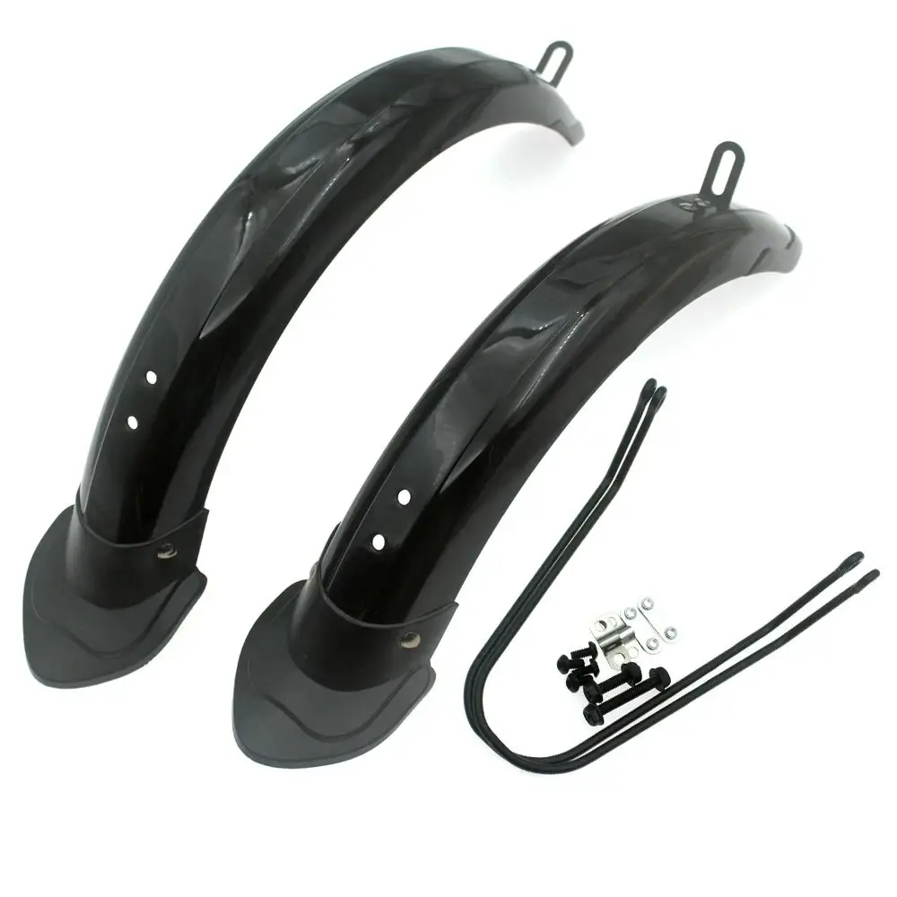 Folding Bike Fender 14 Inch Aluminum Alloy Bracket Mudguard PP Shelter for Kugoo V1