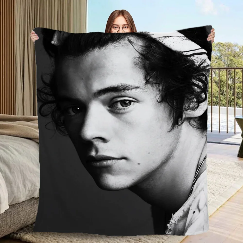 1 Direction Blanket Throw Blanket for Sofa Harrys Style Personalized Luxury Music Bedding Cobija Fluffy Soft Knee Blankets 2