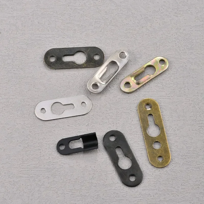 10pcs picture frame buckle Picture frame hook Double hole hook picture hidden buckle hoist pendant hardware accessories