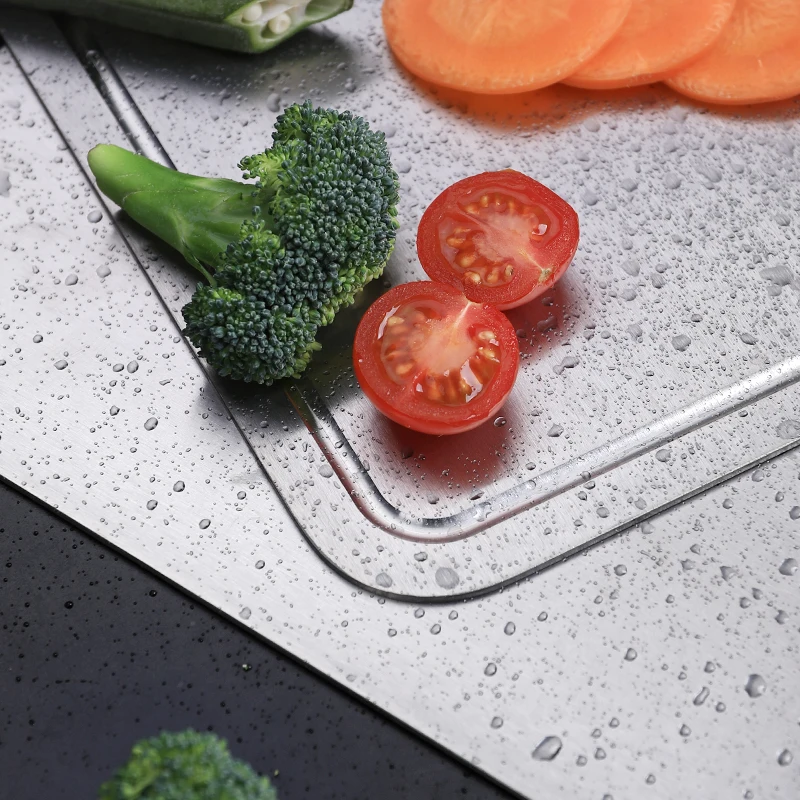 Tiartisan 2mm Thickened Pure Titanium Kitchen Cutting Board Outdoor Camping Double-Sided Ultralight Sturdy Chopping Board