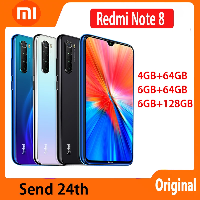 Смартфон Xiaomi Redmi Note 8 Snapdragon 665 48 МП 4000 мАч 18 Вт быстрая зарядка |
