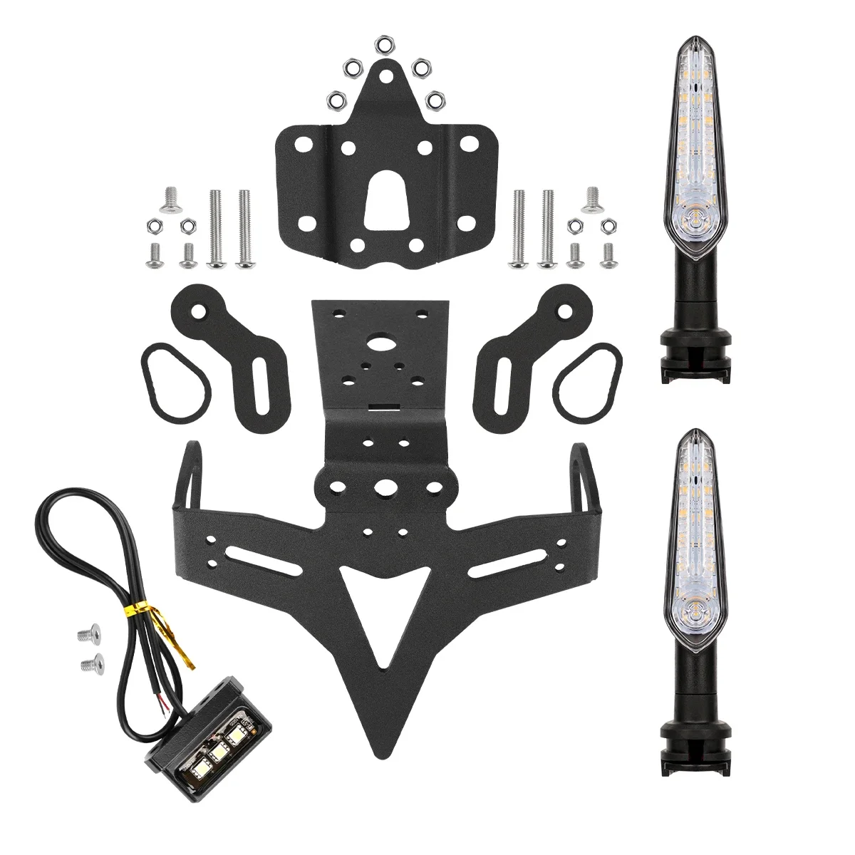 Yamaha MT-07/FZ-07 2013-2023 오토바이 번호판 홀더 펜더 제거기 등록 브래킷 LED MT07 MT 07 2018
