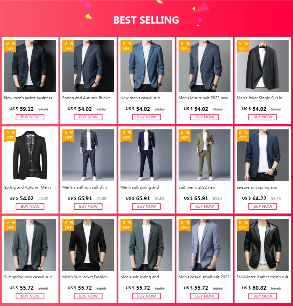 new 2022 suit men's business casual wool Korean version of the slim fashion suit jacket autumn blazer for men wedding