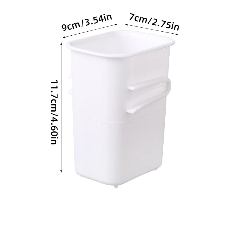 Refrigerator Side Door Storage Box Combination Kitchen Drain Basket Tableware Spoon Holder Rack Organiser