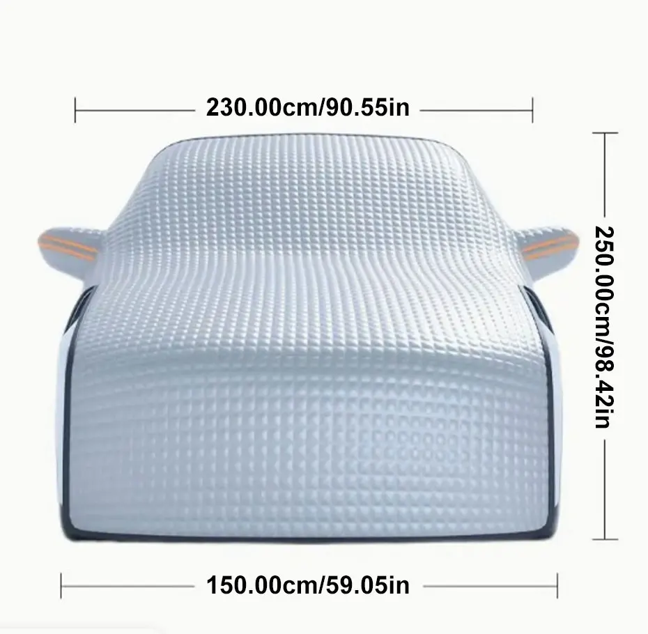 SEAMETAL Auto Windschutzscheibe Schnee Abdeckung Winter Outdoor Auto Fenster Schnee Schild Anti Eis/Schnee/Most Windschutzscheibe Erweiterte Schutz Abdeckung – Detail 2