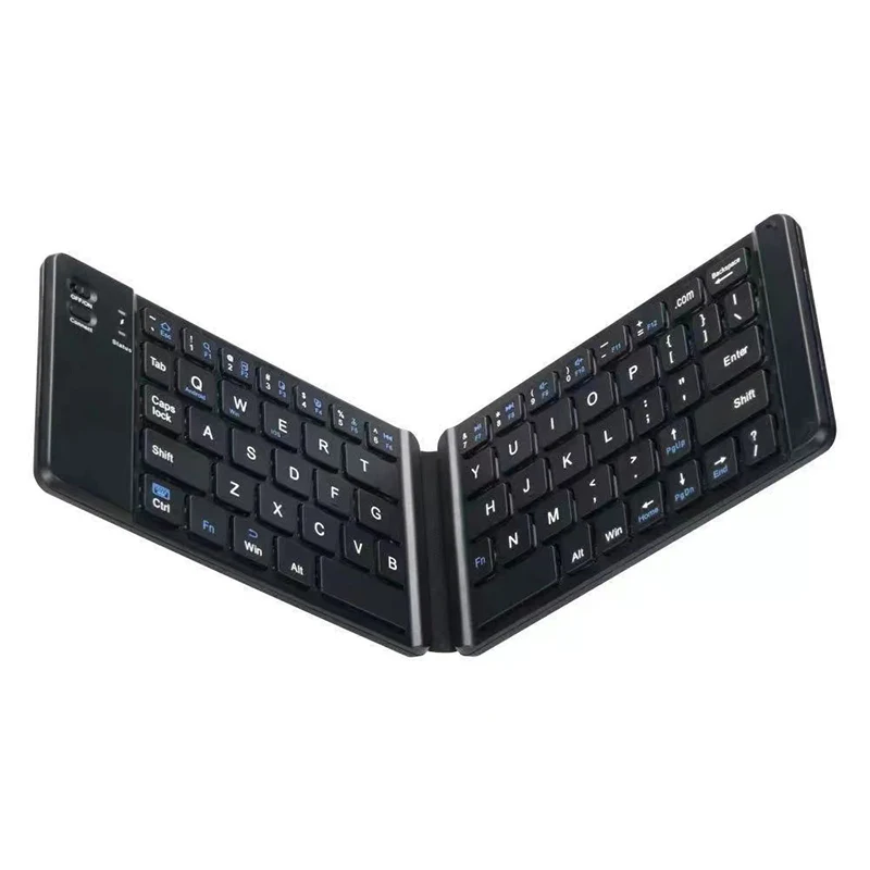 Portable Bluetooth Wireless Keyboard With New Touchpad Ultra-Thin Folding MiniKeyboard Cell Phone Tablet For Samsung Huawei