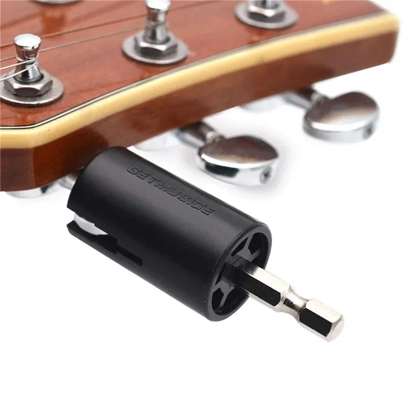 Guitar Accessories Assemble Electric Drill Hexagonal Guitar String Winder Head Tools