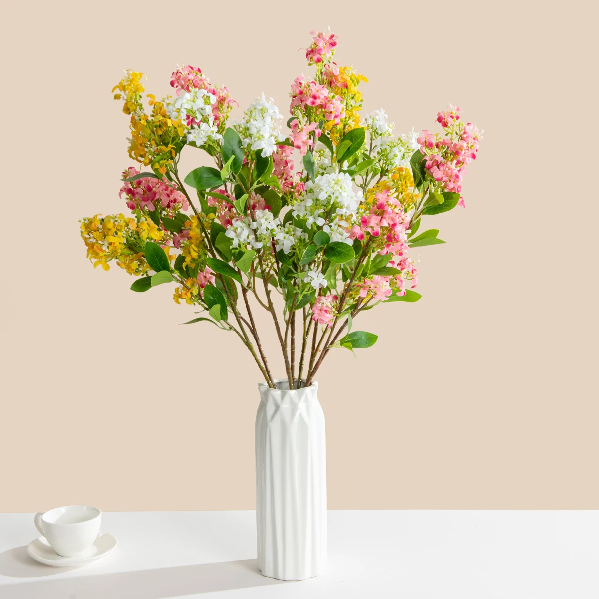 Künstliche Seiden-Fliederblumen Hochzeits-Brautstrauß Heimdekoration Festival Outdoor Garten Hof Bogen DIY Geschenkbox Bestseller Deko Kunstblumen – Detail 2