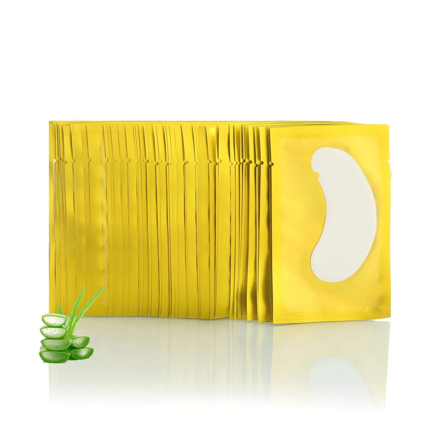 50 Pairs Set Under Eye Pads,Eyelash Extension Gel Patches, Lash Extension Lint Free Under Hydrogel Eye Mask Pads Beauty Tool