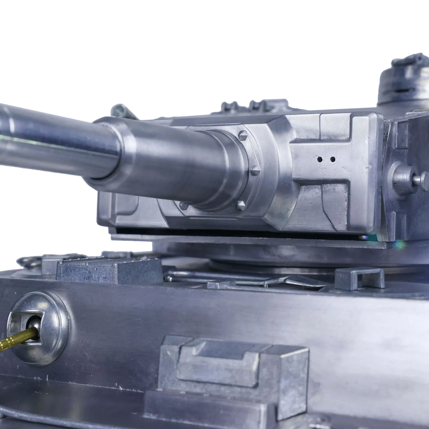 메탈 마토 1/16 스케일 타이거 I RC RTR 탱크 모델 적외선 배럴 리코일 메탈 컬러 360 °   Rotating1220 RC Panzer 장난감 TH00643-SMT7