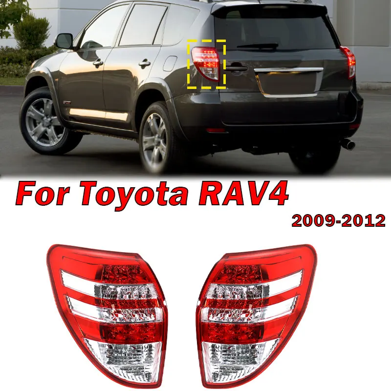 For Toyota RAV4 2009 2010 2011 2012 Car Rear Tail Light Brake Lamp Turn ...