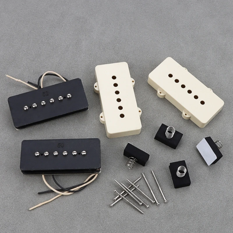 

Vintage Electric Guitar Pickup Single Coil Pickup Electric Guitar Replacement Parts Soap Bar Pickups Easy to Install