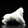 Albino Gorilla High Fidelity Anime Cute Ape Plushie Silverback Plush Toys Lifelike Animals Simulation Stuffed Doll Kawai Toy Gif 3