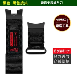 Rugged Nylon Canvas Strap - Military Style Outdoor Watch Band for CASIO G - Shock Mudmaster (Black)