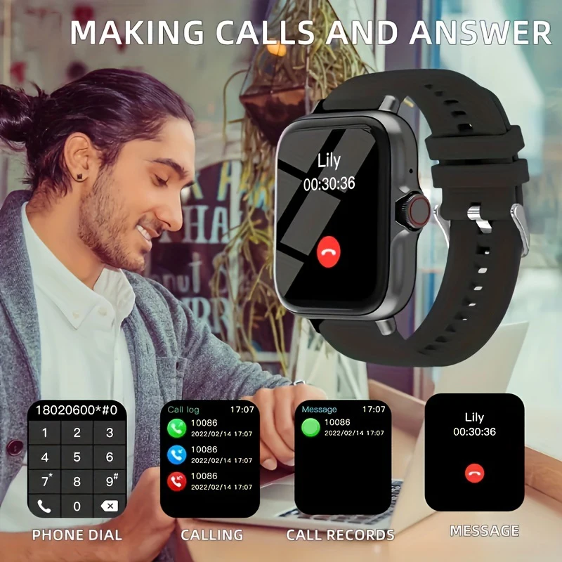 Smart watch, wireless calling /dial, multi -Sport mode. 4