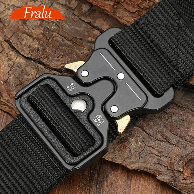 Tactical Belt quick release outdoor military belt soft nylon sports accessories nylon belt tactical belt multi function belt tactical belts