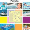 10pcs Swimming Pool PVC Repair Patch Waterproof Swimming Ring Repair Kit Inflatable Boat Repair Patch Swimming Pool Accessory 4