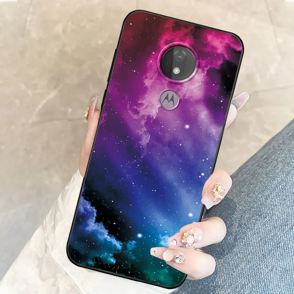 Premium TPU Soft Silicone Bumper Phone Case for Moto G7 Power by Coque