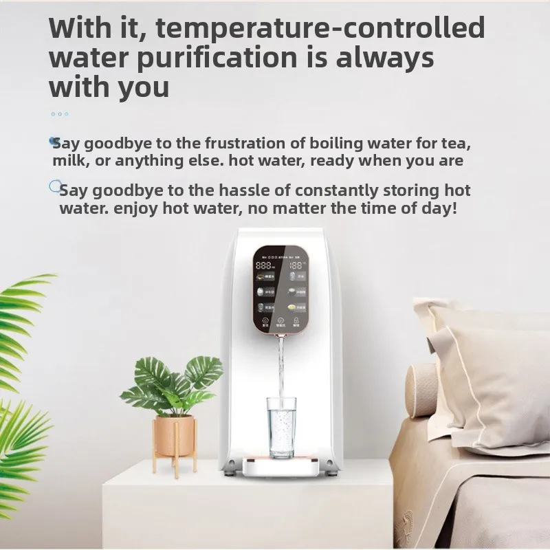 Water Dispenser, No Installation Required, Houseuse RO Reverse Osmosis Touch-screen Heating Tabletop Water Purifier 2