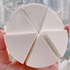 60pcs Triangle Makeup Sponge Soft Fan Shaped Puff Liquid Foundation Concealer Cream Tool Detail Powder Puff Cosmetics Applicator 5