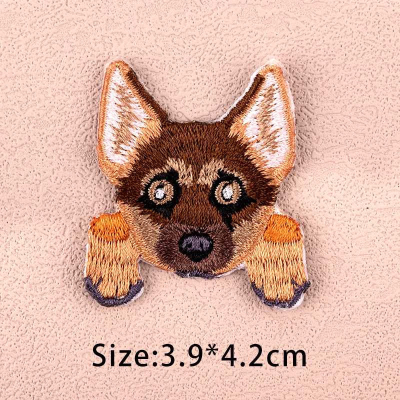 Ae72 Boxerhündin Hund Bulldogge Aufnäher Bügelbild Aufbügler Applikation Patch Größe 7,0 X 7,0 Cm