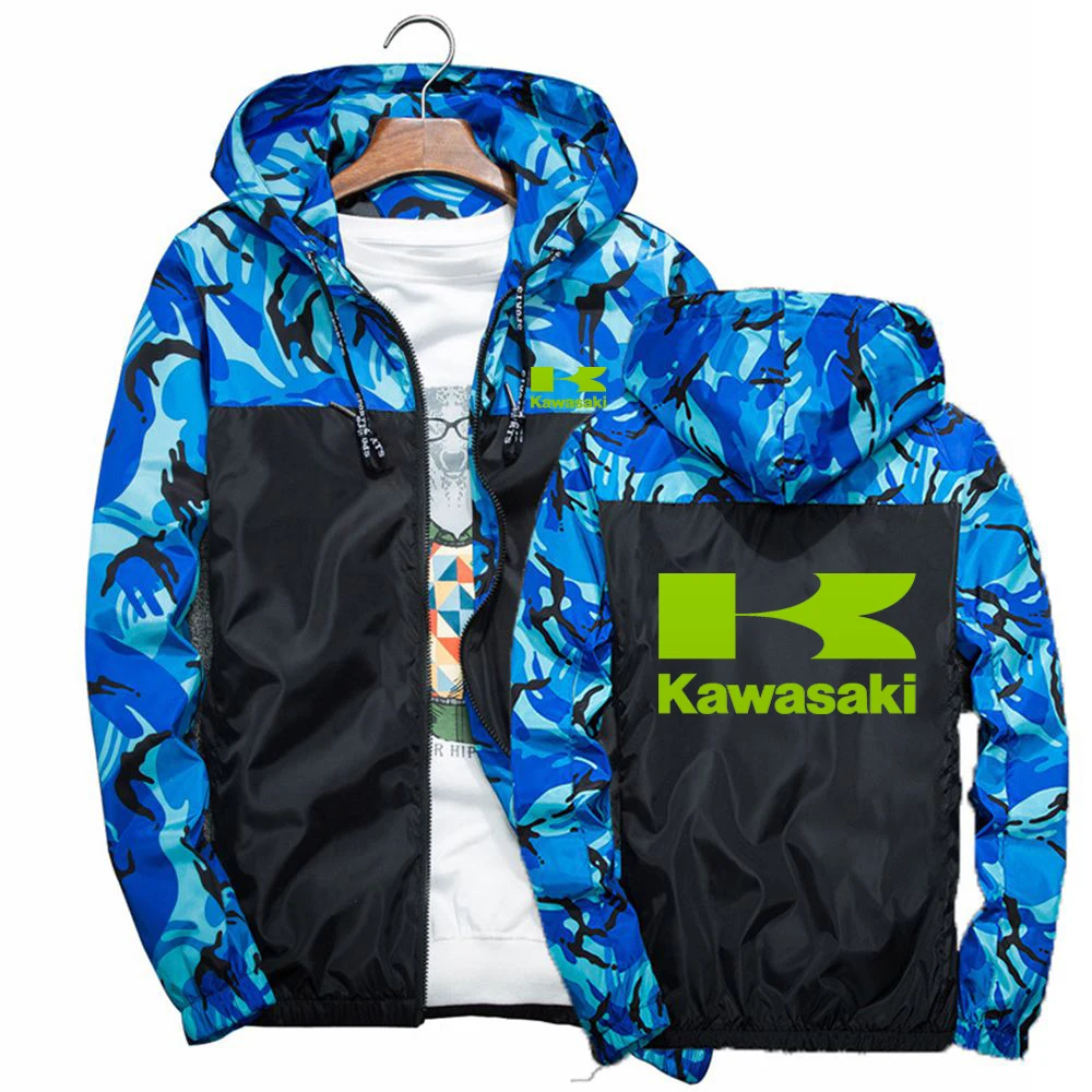 Kawasaki Bask l Moda Ilkbahar Sonbahar Erkek Ceket Rahat Stand Yaka 