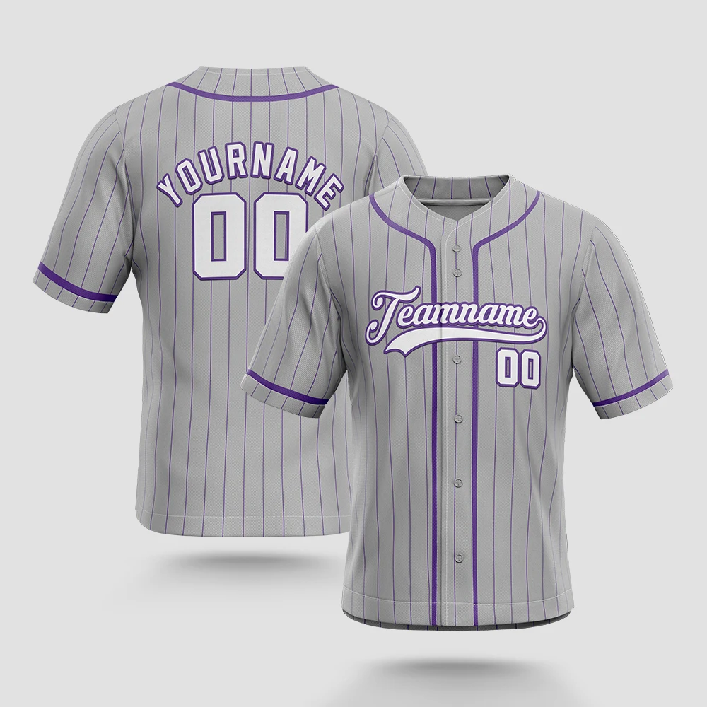 Men's Baseball Jersey Personalized Customizable Softball Jersey Casual Short Sleeve Button Down T-Shirt for Audlt and Kids cotton t shirts baseball jersey mens jersey