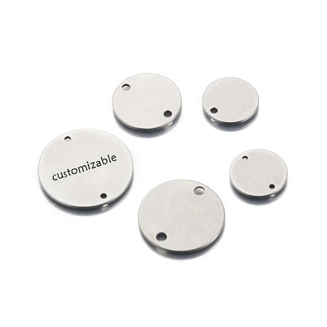 Blank Stainless Steel Tags Mirror Polished  Stainless Steel Stamping Blanks  Tags - Charms - Aliexpress