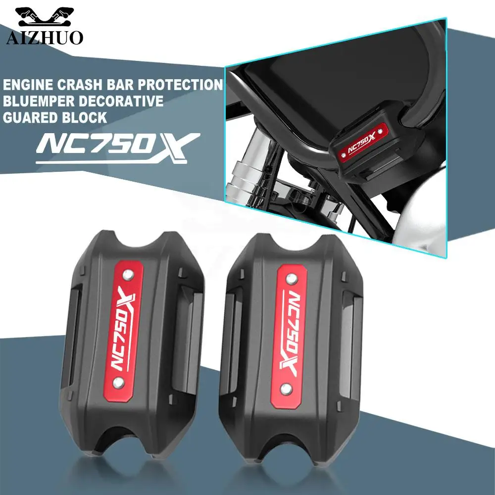 

For HONDA NC 750X NC750 X 2012-2018 2019 2020 NC750X 2021 2022 Motorcycle Engine Guard Bumper Protect Decorative Block Crash Bar