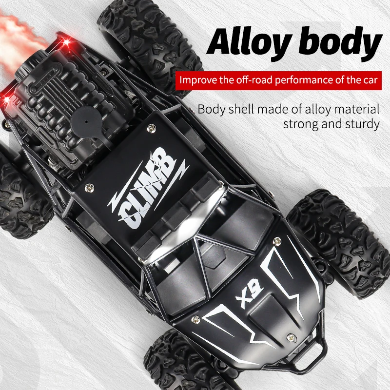 Rechargeable RC Drift Racing Car – Strong Power Off-Road Climbing Vehicle with Wireless Remote Control | Durable Racing Toy for Boys 3
