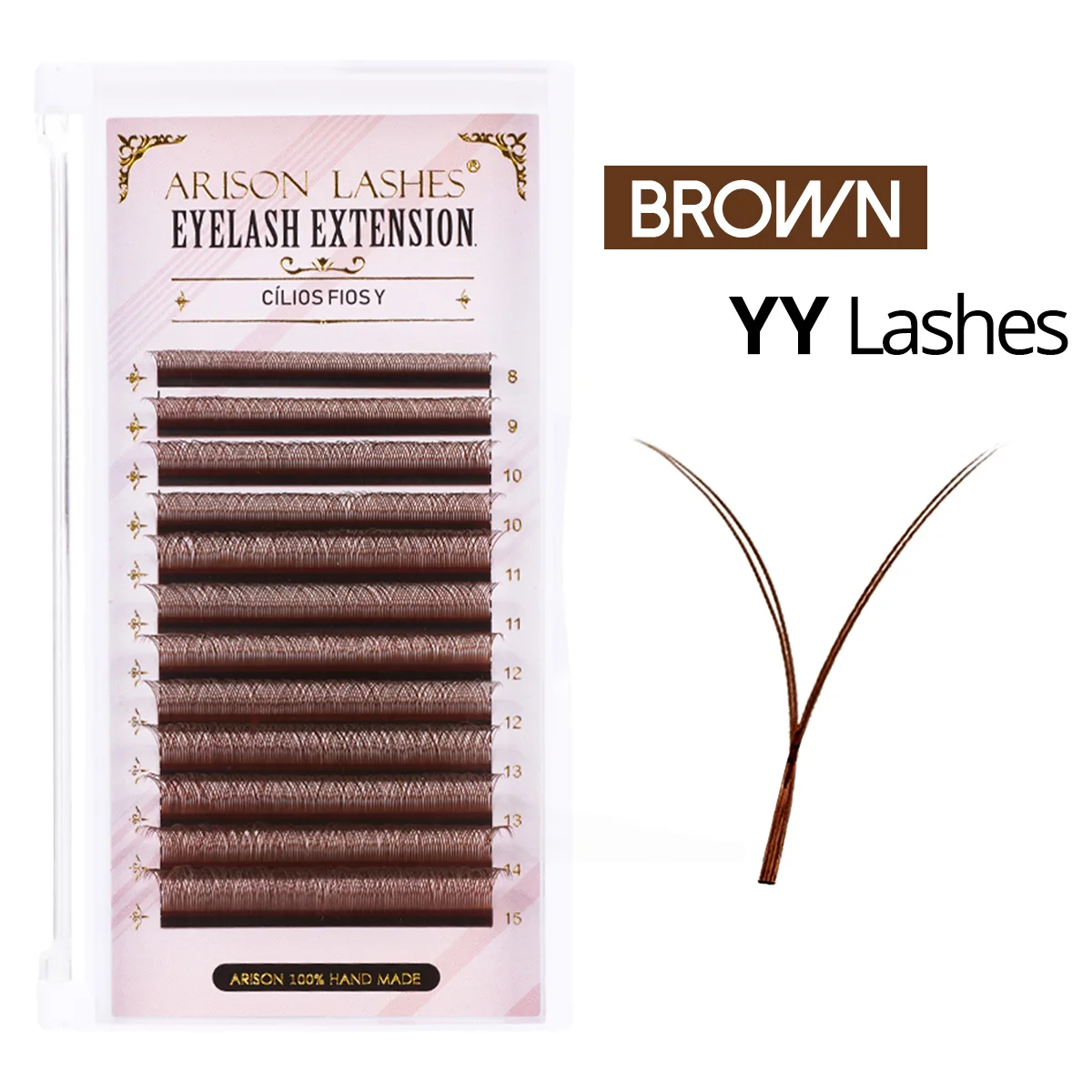 ARISON Multi-Dimensional Volume Eyelash Extensions - Soft Faux Mink Premade Fans