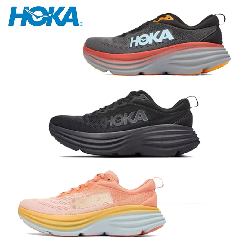 Hoka Bondi 8 Anacapa Lage Gtx Anti Slip Demping Road Runs Schoenen Heren Sportschoenen Lifestyle Outdoor Sneaker Vrouwen