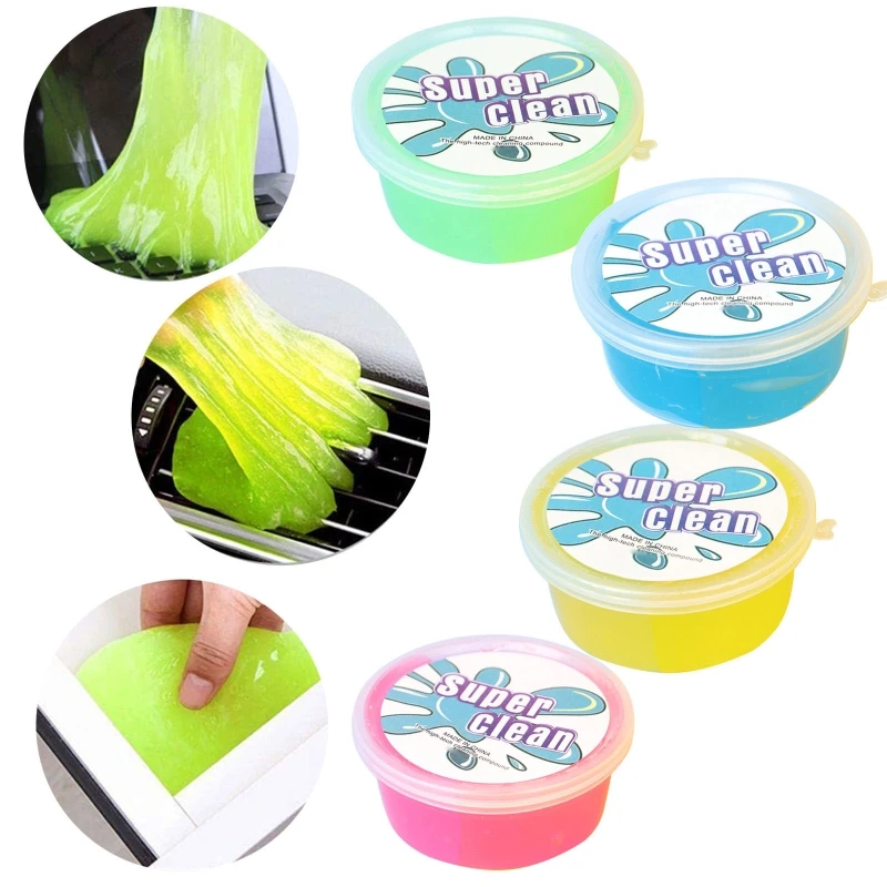 Cleaning Gel Keyboard Cleaner Dust Putty for Car Dash Vent Universal Office Electronic