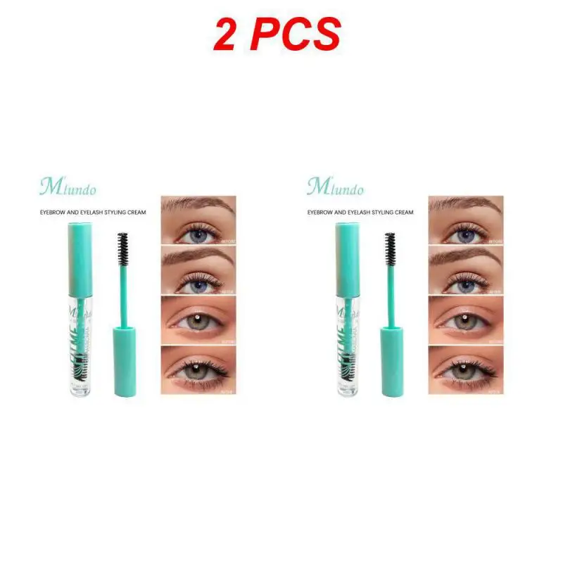 Transparente sobrancelha cílios estilo creme fino natural sobrancelha estilo gel duradouro grosso rímel à prova dwaterproof água líquido cílios maquiagem 12