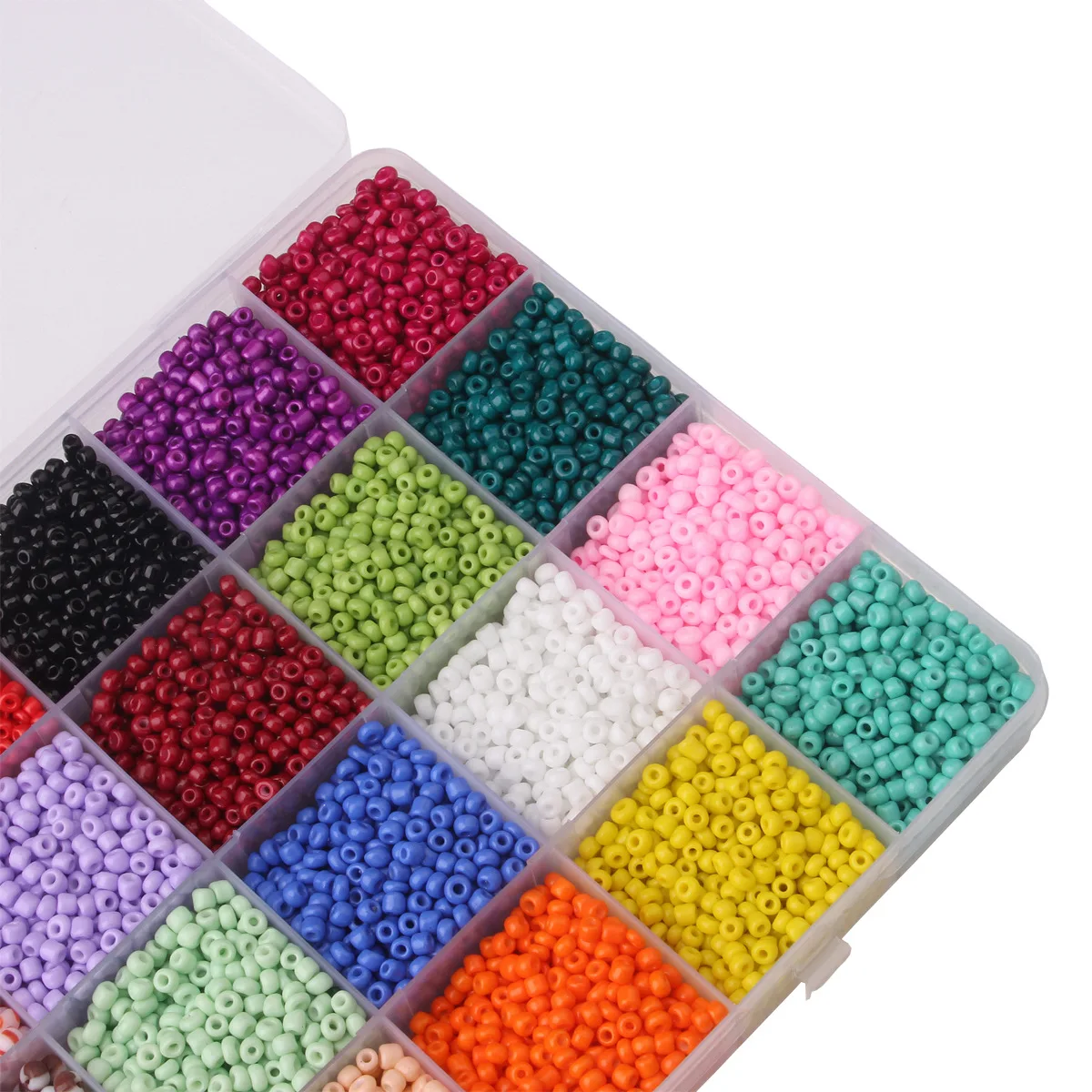 1000pcs Glass Seed Beads Kit Rice Beads Set for Jewelry Making Accessories DIY Bracelets Necklace Earring Craft Kits gift