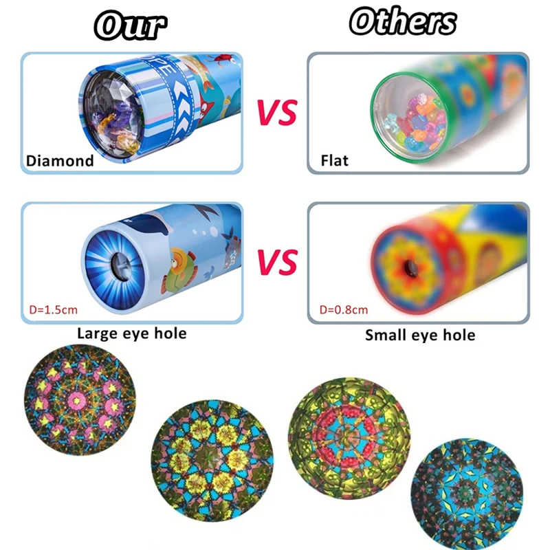Children toys magic kaleidoscope classic animals