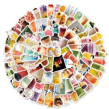 

10/50/100PCS Drink Aesthetic Stickers for Laptop Water Bottle Phone Case Luggage Graffiti Waterproof Cartoon Decal Kid Sticker
