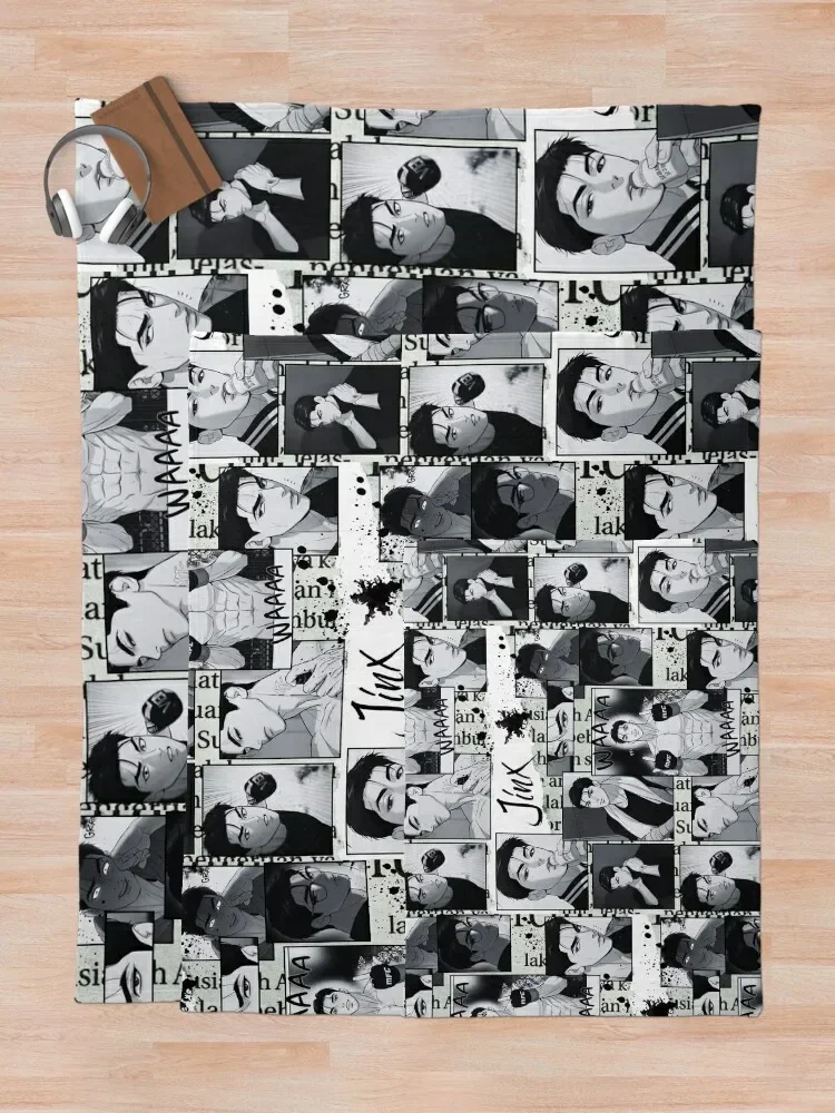 jinx joo jaekyung Throw Blanket Decorative Sofa Dorm Room Essentials wednesday Blankets 5