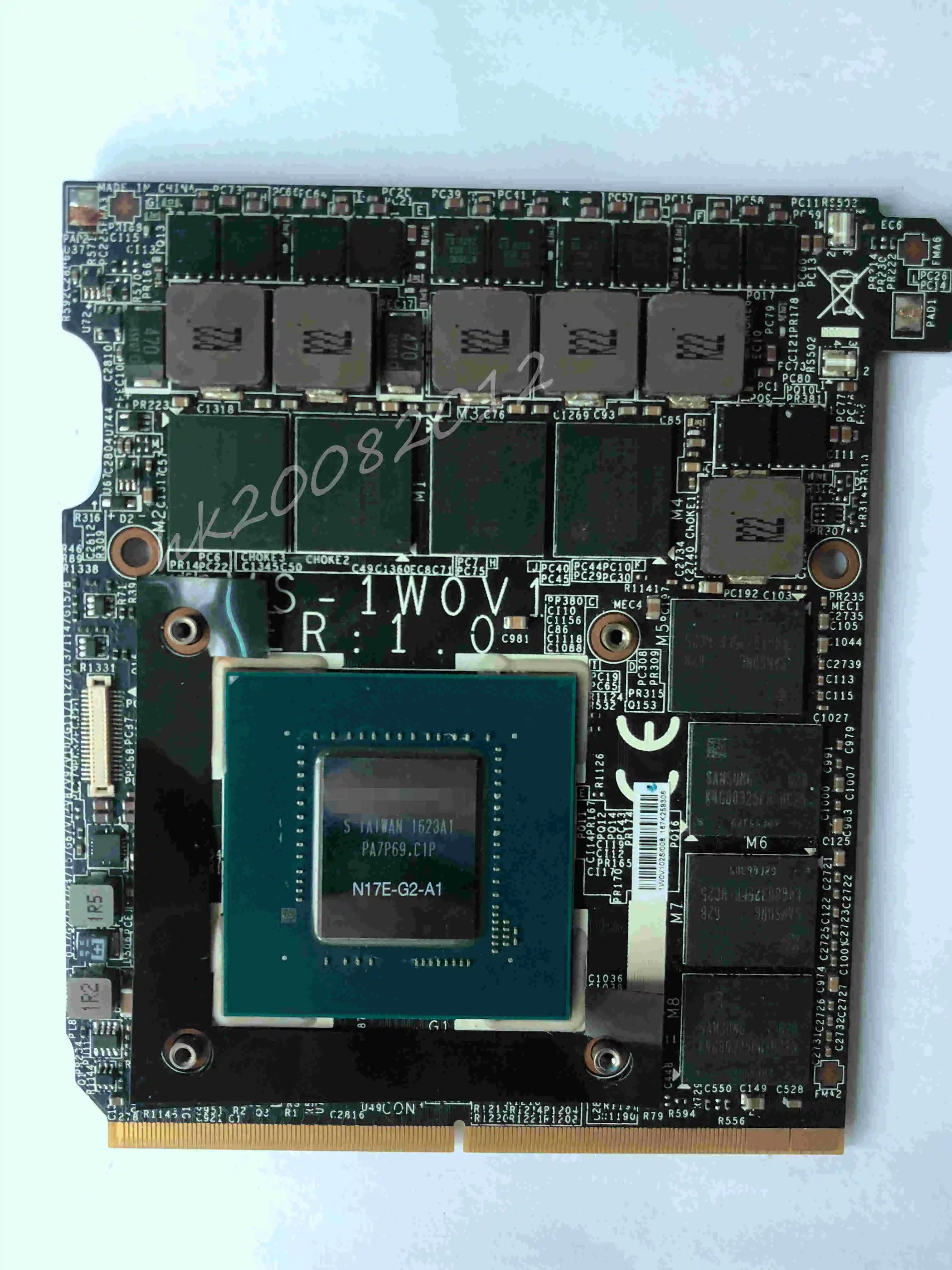 

MS-1W0V1 Ver 1,0 для MSI GT80 GT72 GT70 GT72VR GT73VR GTX1070M видеокарта VGA GTX 1070M N17E-G2-A1 8 ГБ GDDR5